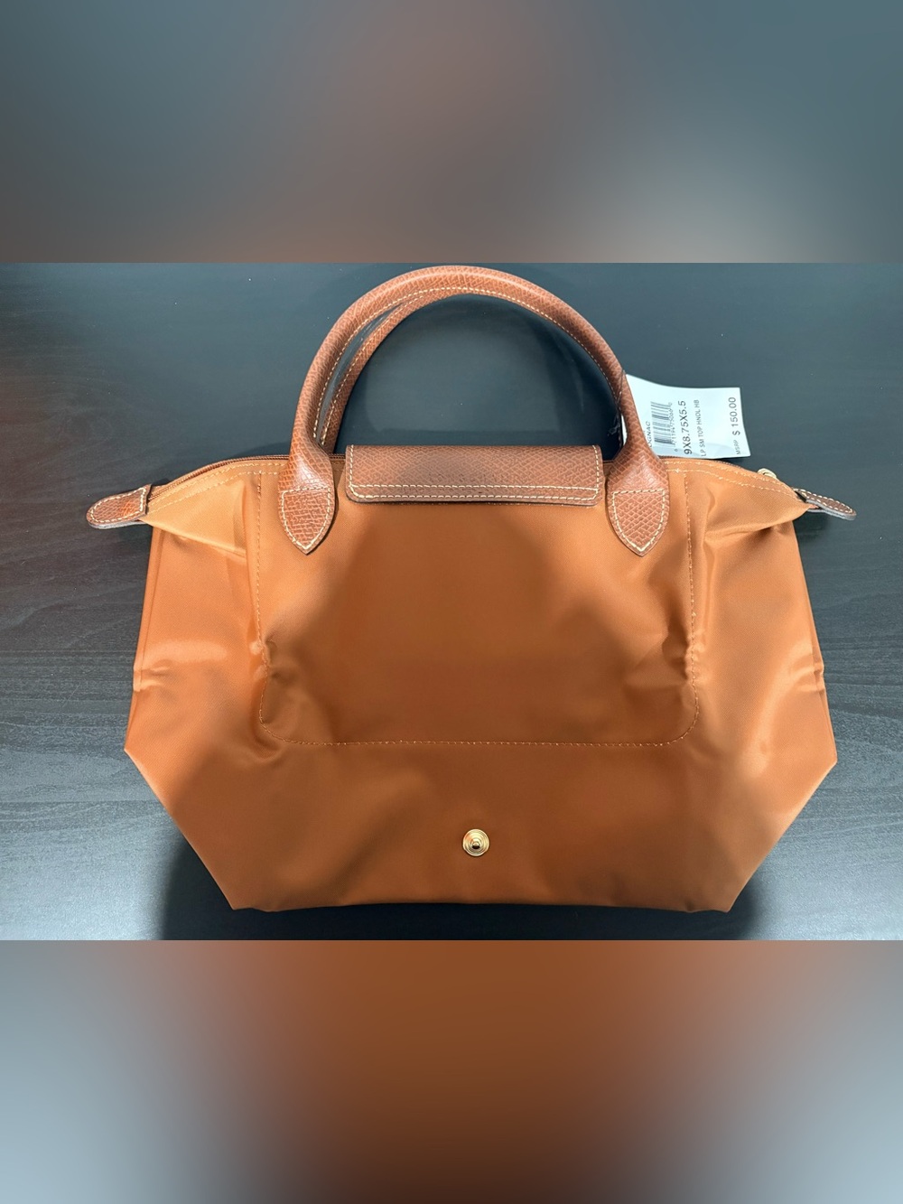 Longchamp Le Pliage Top Handle Bag | small bag | color: cognac